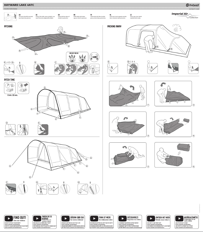 Image de la première page du manuel de l'appareil Hayward Lake 4ATC