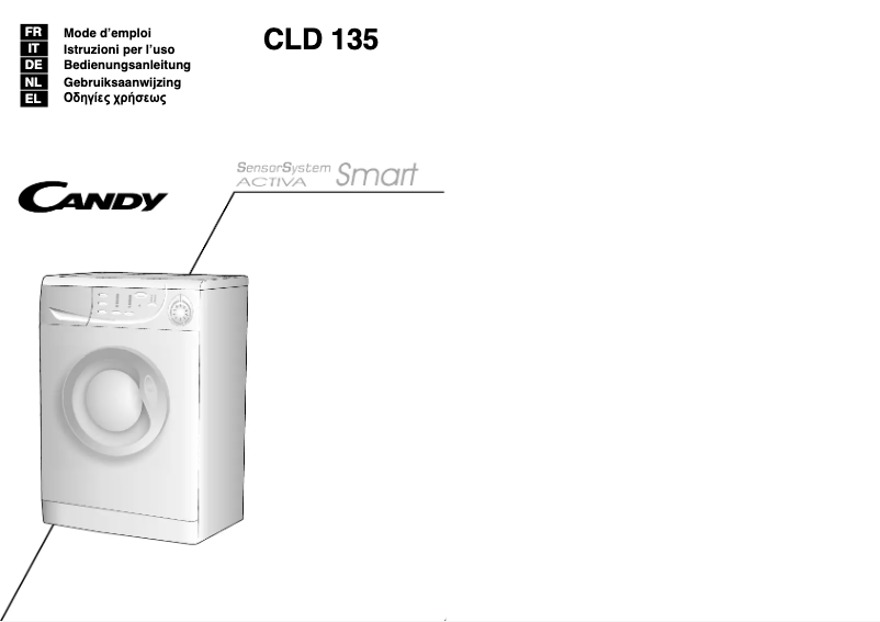Page 1 de la notice Manuel utilisateur Candy CLD 135