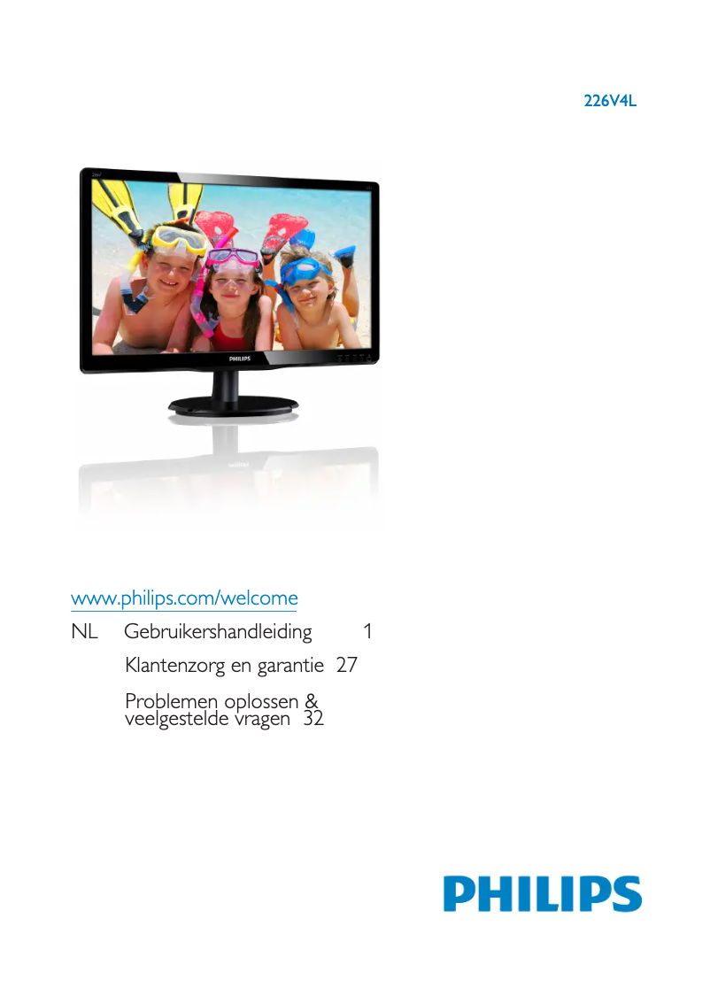 Page n°1 - Manuel utilisateur Philips 226V4L