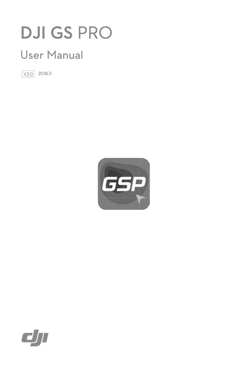 Image de la première page du manuel de l'appareil GS Pro