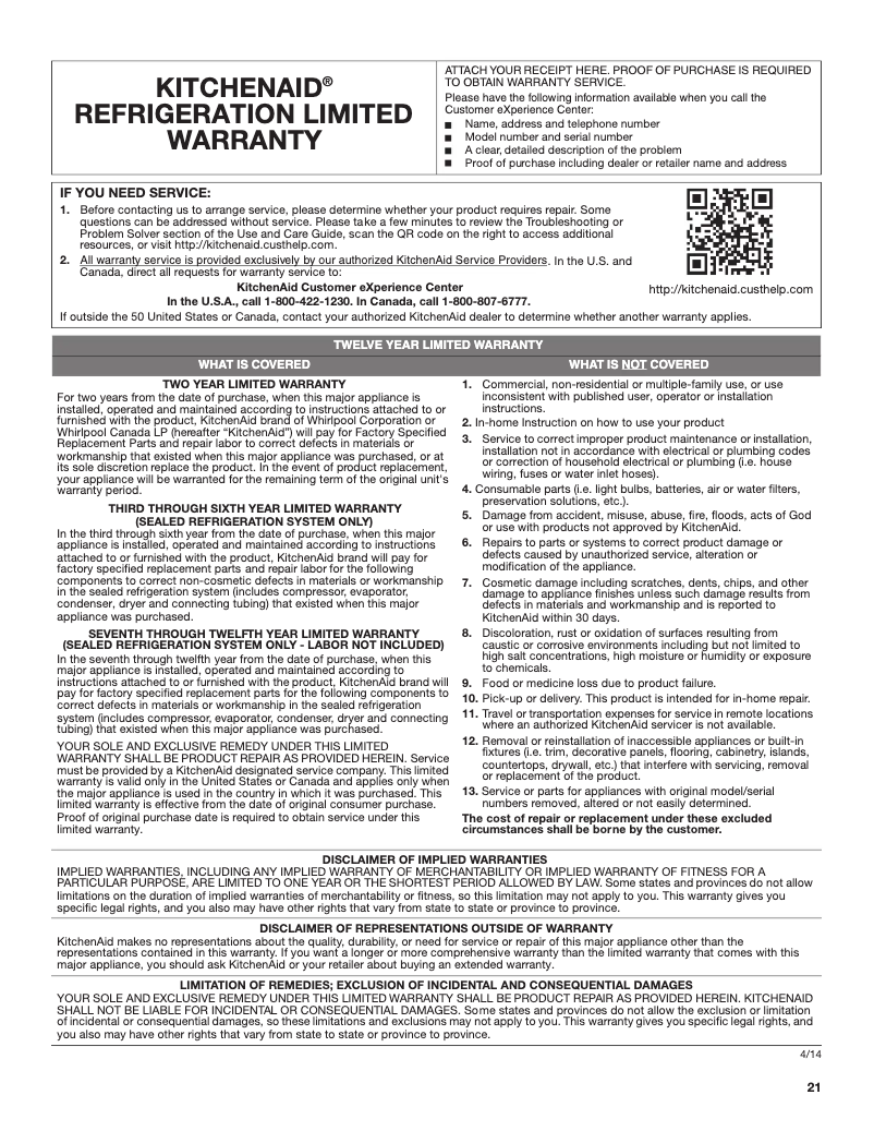 Image de la première page du manuel de l'appareil KBSD602ESS