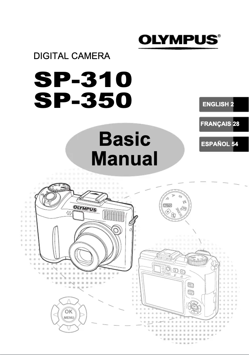 Imagen de la primera página del manual del dispositivo SP-350
