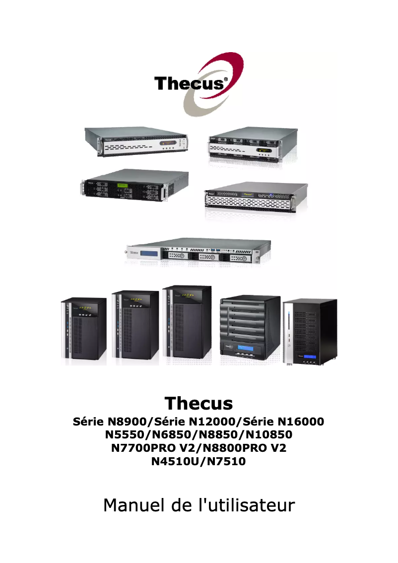 Página 1 del manual Manual de usuario Thecus N4510U