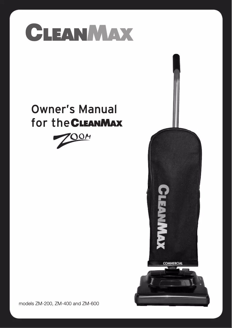 Image de la première page du manuel de l'appareil Zoom ZM-200