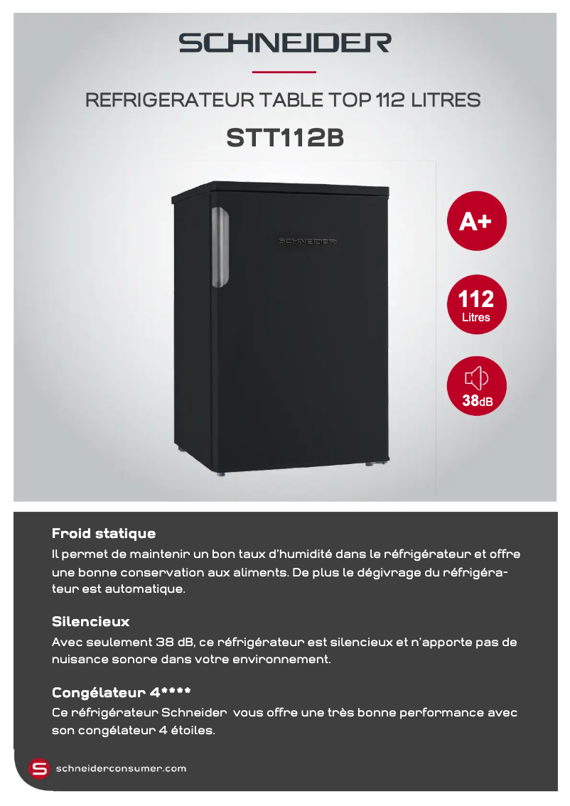 Image de la première page du manuel de l'appareil STT112B