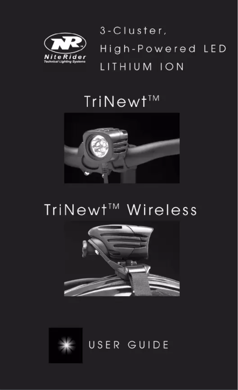 Image de la première page du manuel de l'appareil TriNewt