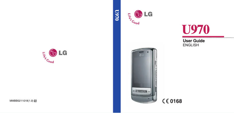 Page 1 de la notice Manuel utilisateur LG U970