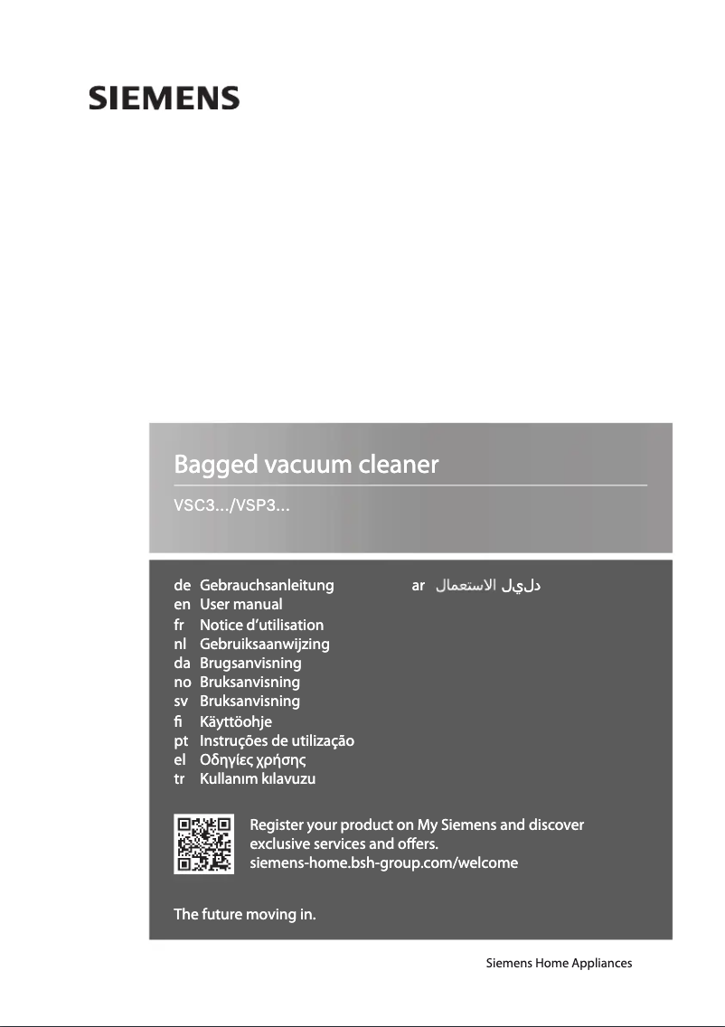 Page n°1 - Manuel utilisateur Siemens VSP3AAAA1