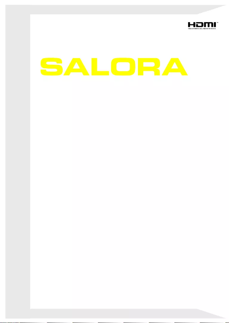 Page 1 de la notice Manuel utilisateur Salora 32EHA2204