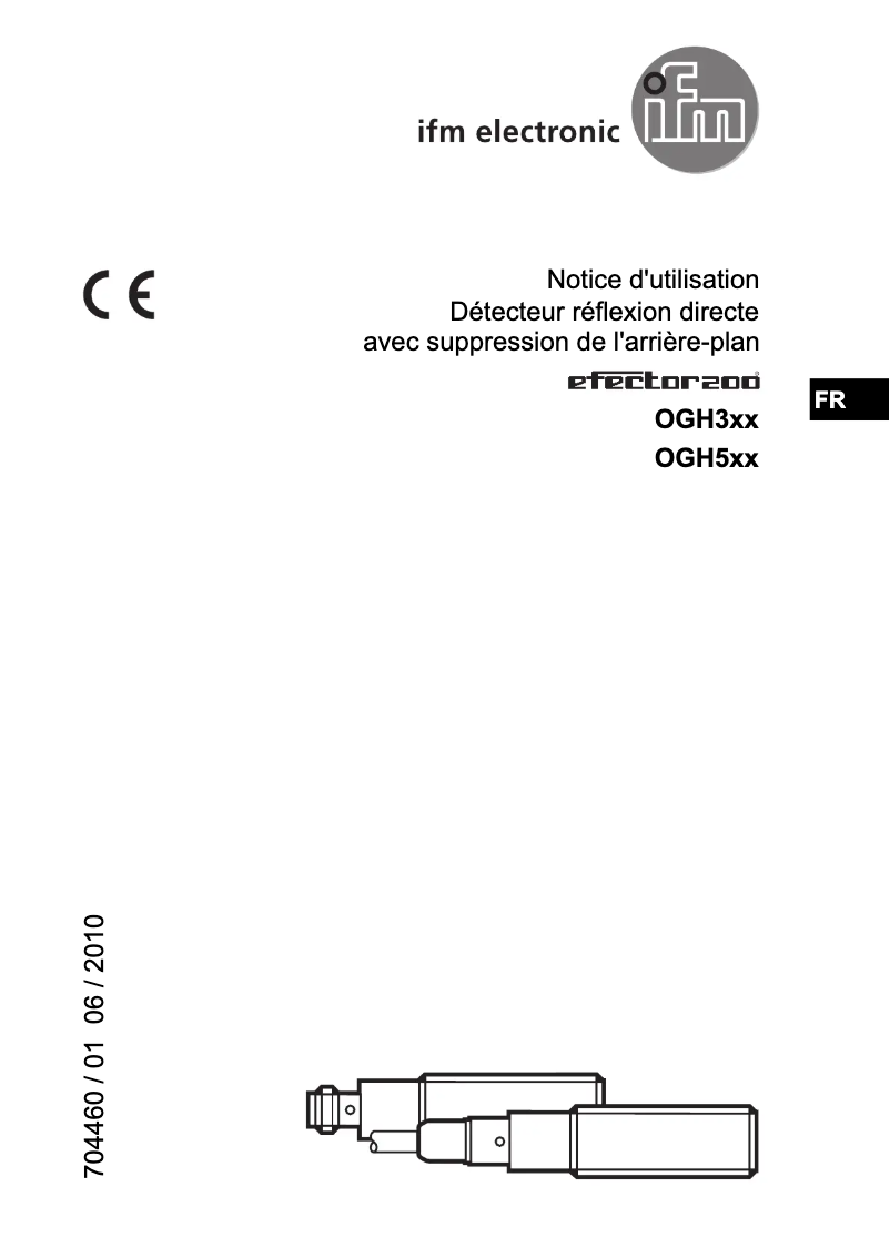 Image de la première page du manuel de l'appareil OGH307
