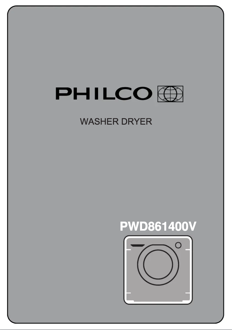 Page n°1 - Manuel utilisateur Philco PWD861400V