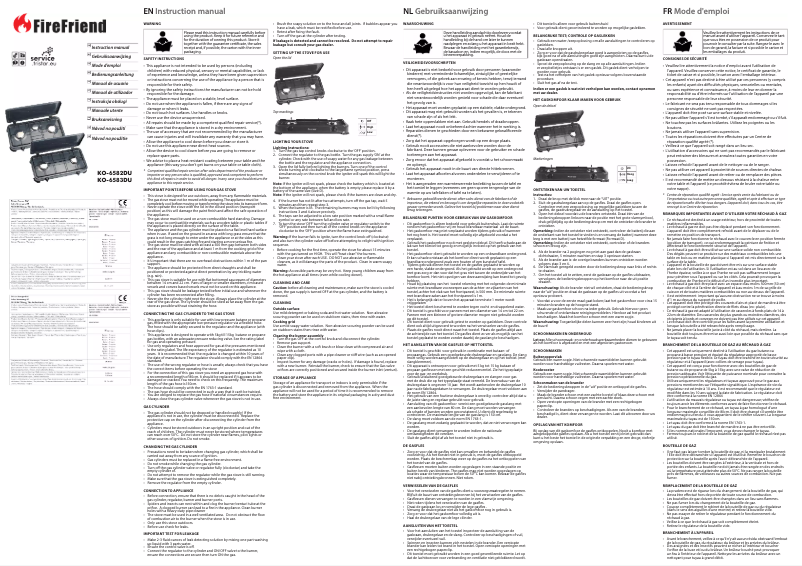 Image de la première page du manuel de l'appareil KO-6582DU