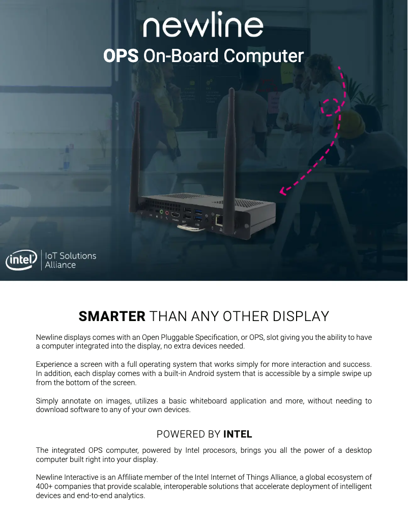 Page n°1 - Manuel utilisateur Newline EPR8A64000-000