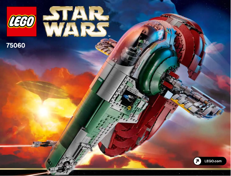 Page 1 de la notice Manuel utilisateur Lego Star Wars 75060