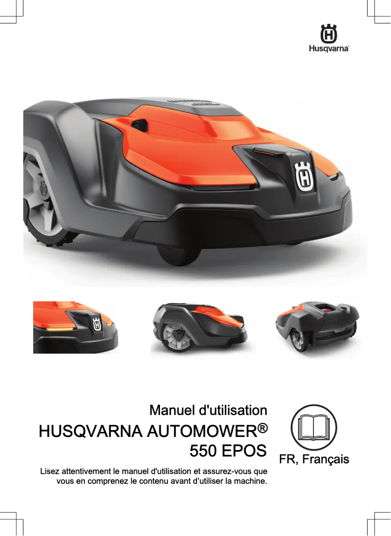 Page n°1 - Manuel utilisateur Husqvarna Automower 550 EPOS