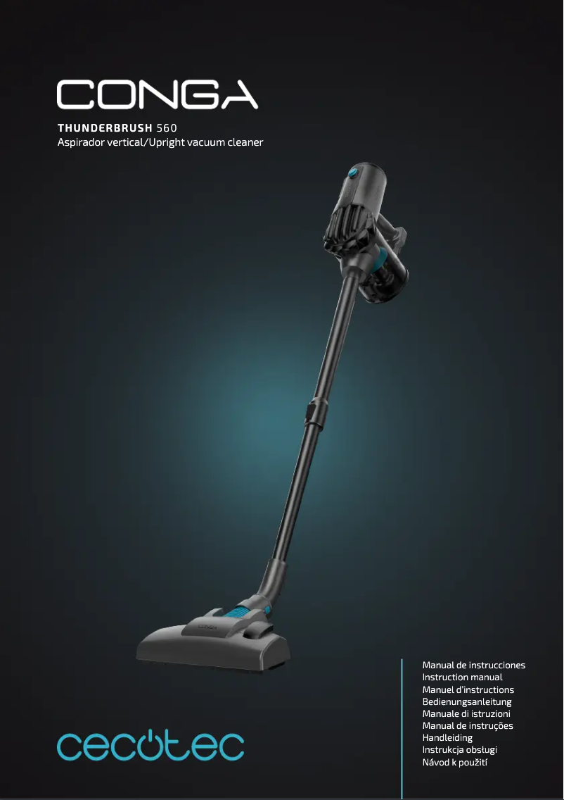 Page n°1 - Manuel utilisateur Cecotec Conga Thunderbrush 560