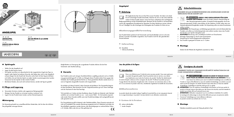 Image de la première page du manuel de l'appareil HG04098