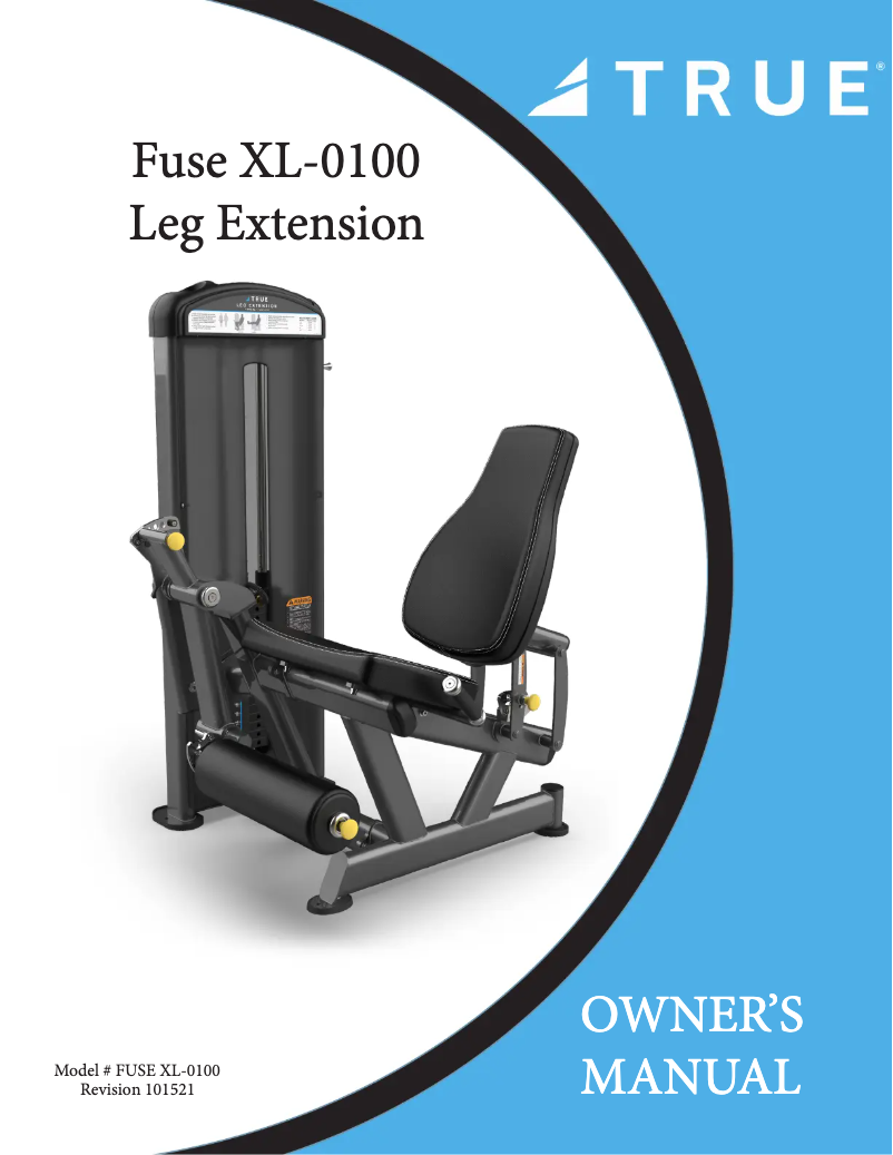 Page n°1 - Manuel utilisateur True XL-0100