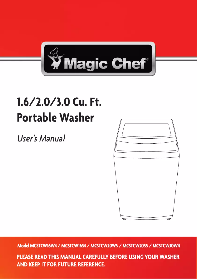 Página 1 del manual Manual de usuario Magic Chef MCSTCW30W4