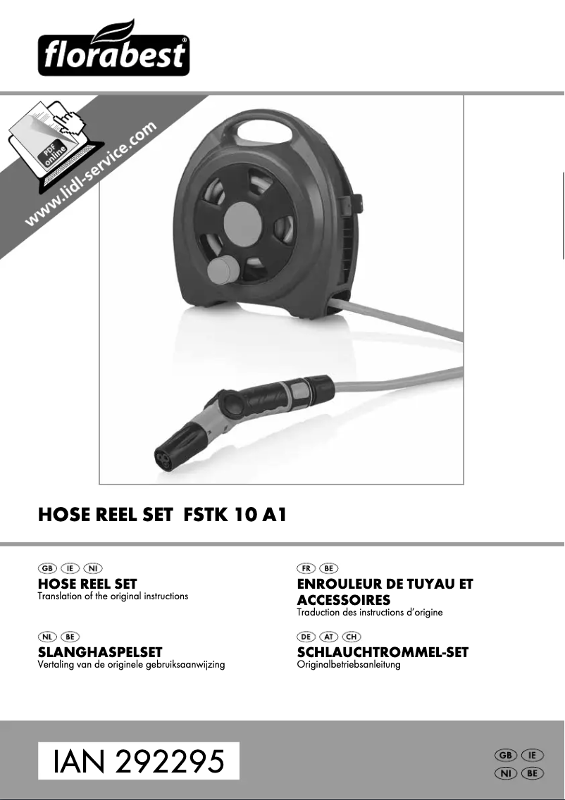 Page 1 de la notice Manuel utilisateur Florabest FSTK 10 A1