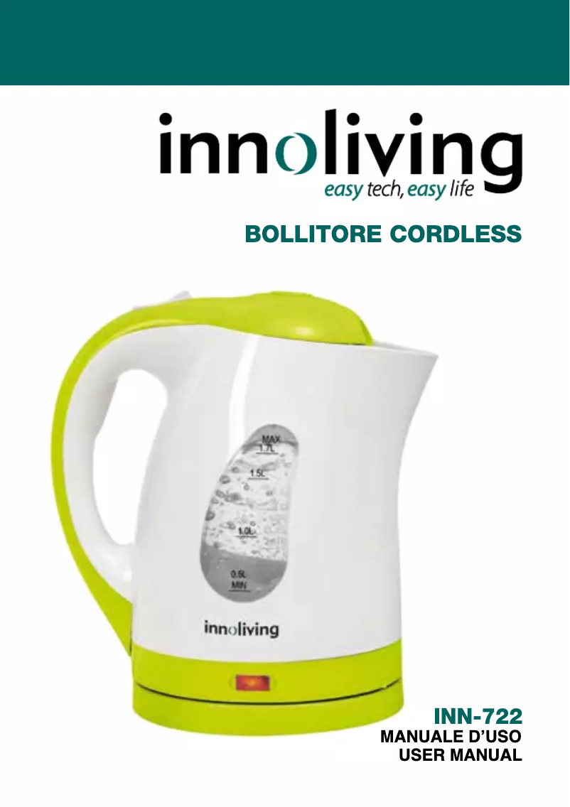 Page 1 de la notice Manuel utilisateur Innoliving INN-722
