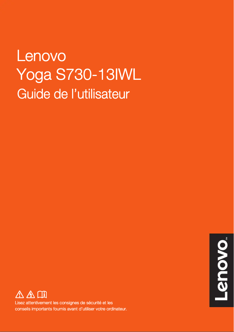 Página 1 del manual Manual de usuario Lenovo Yoga S730