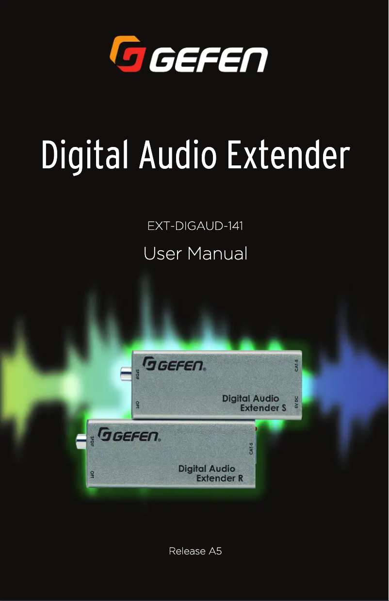 Image de la première page du manuel de l'appareil EXT-DIGAUD-141