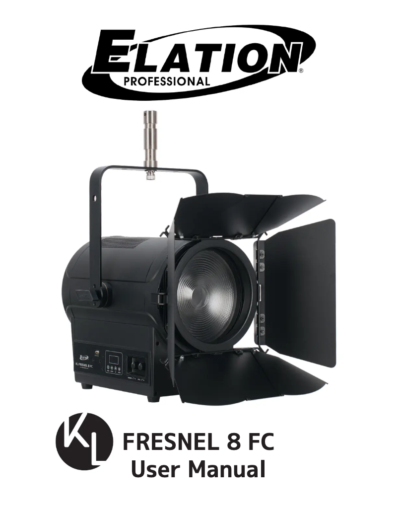 Image de la première page du manuel de l'appareil KL Fresnel 8 FC