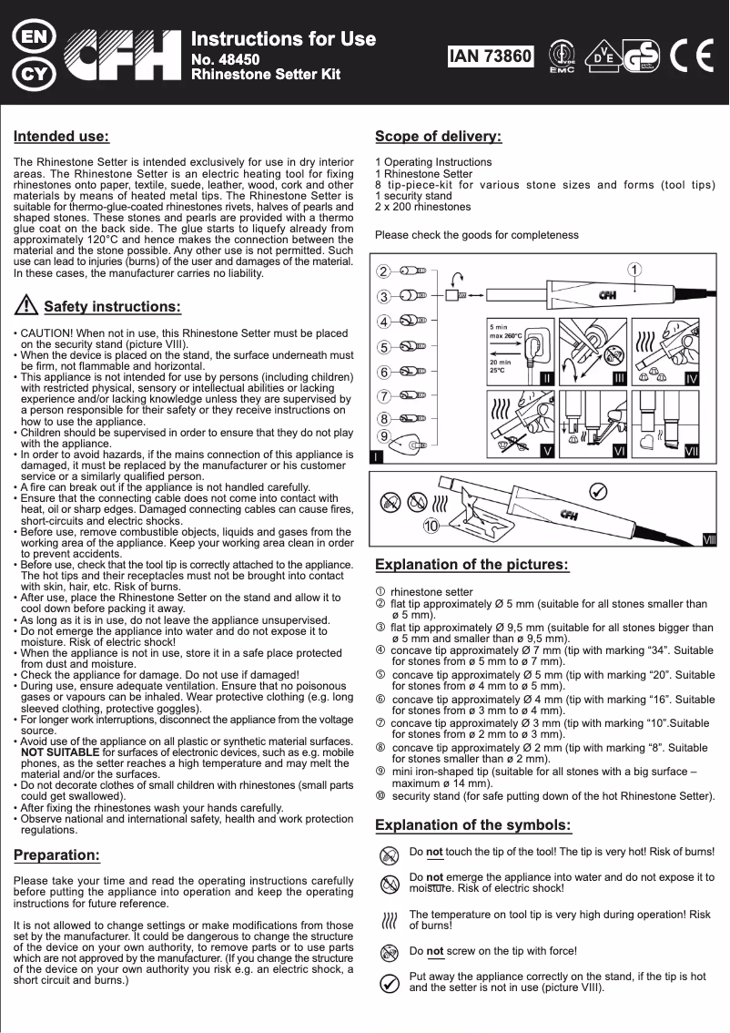 Página 1 del manual Manual de usuario Crelando IAN 73860