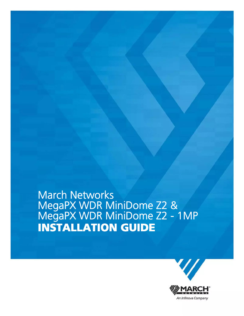Page n°1 - Manuel utilisateur March Networks MegaPX