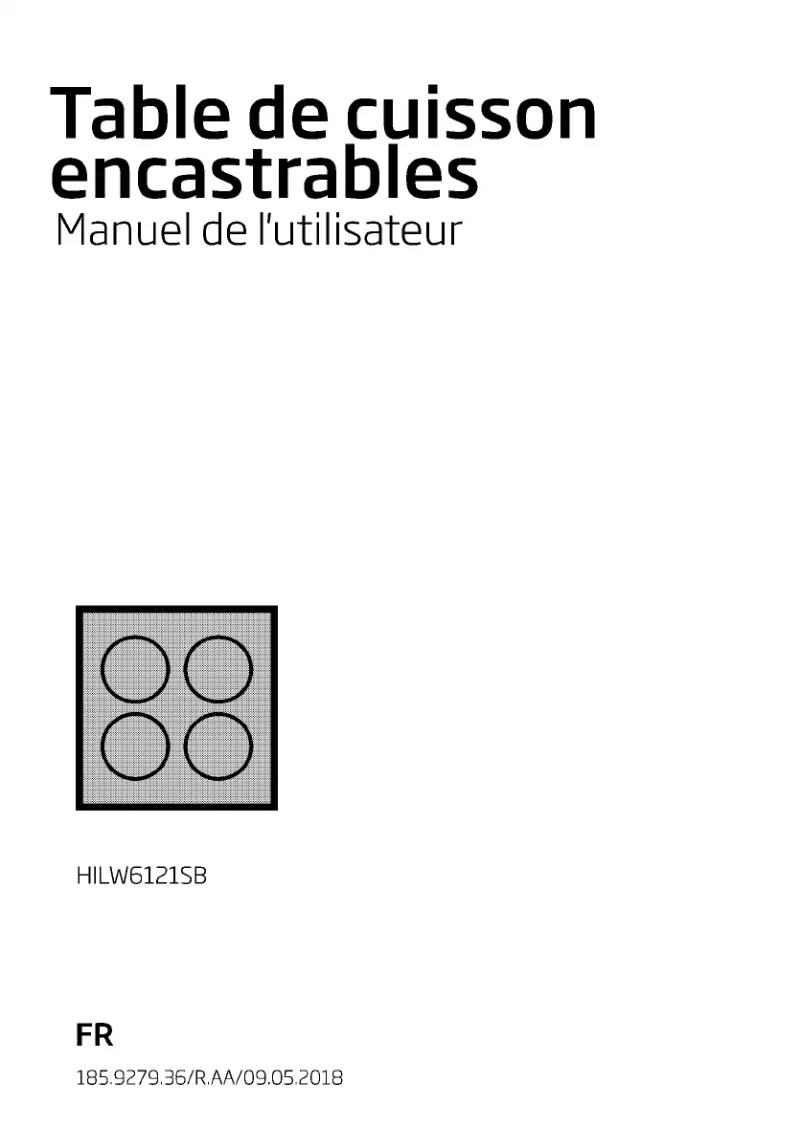 Page 1 de la notice Manuel utilisateur Beko HILW6121SB