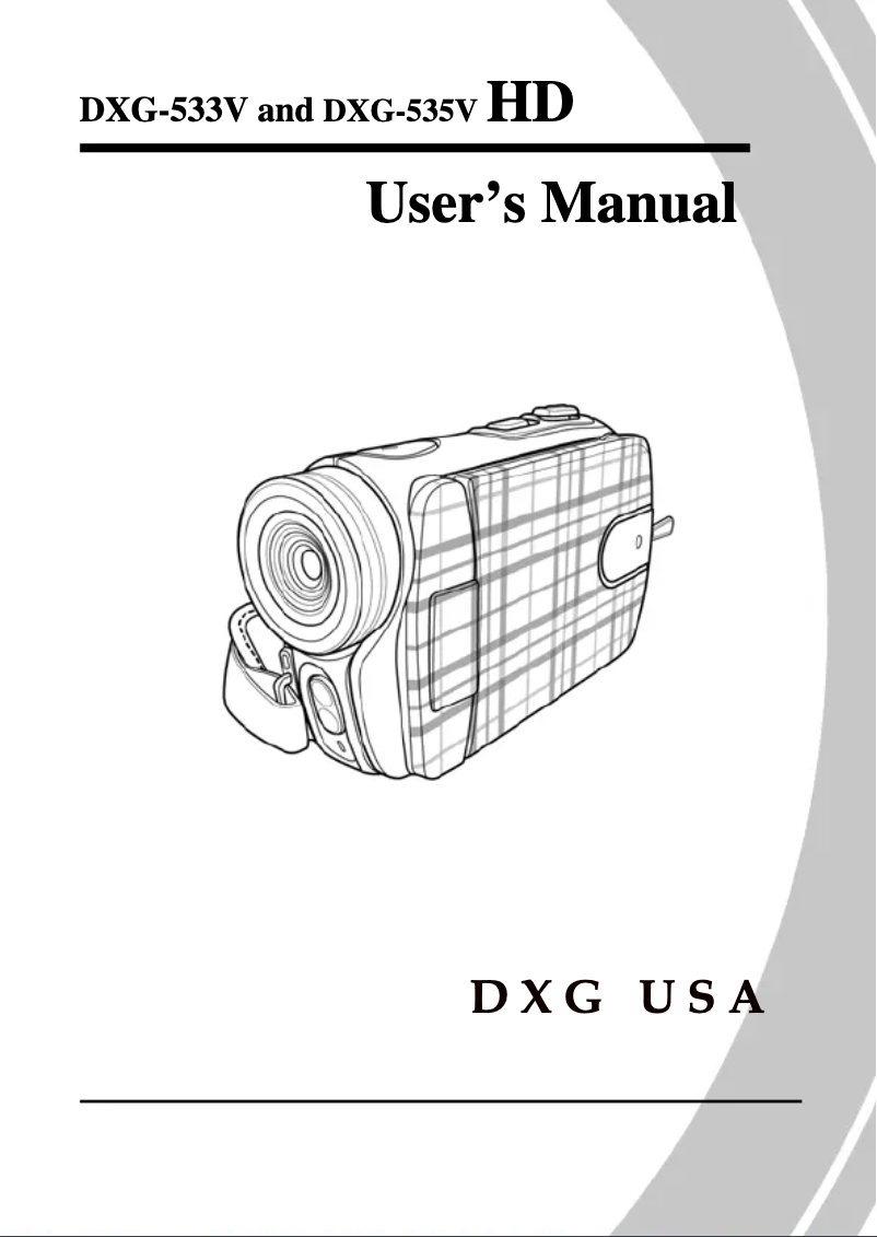 Page n°1 - Manuel utilisateur DXG Soho DXG-533V