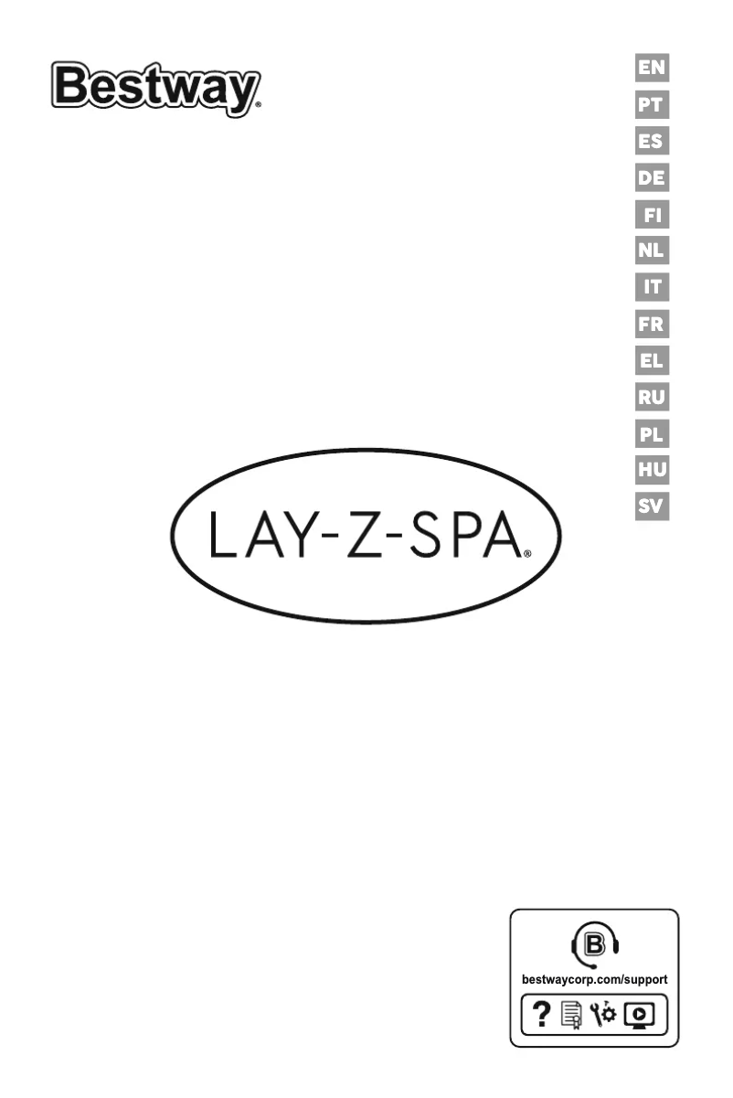 Page 1 de la notice Manuel utilisateur Bestway Lay-Z-Spa 60093