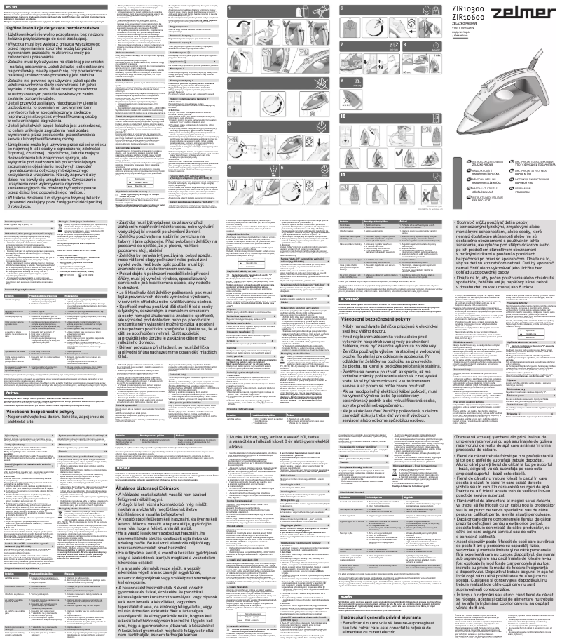 Imagen de la primera página del manual del dispositivo Exelentis ZIR10600