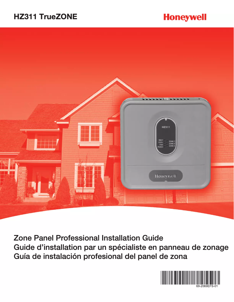 Imagen de la primera página del manual del dispositivo TrueZONE HZ311