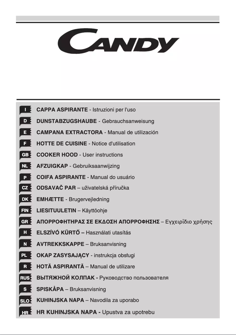 Page n°1 - Manuel utilisateur Candy CCT685W