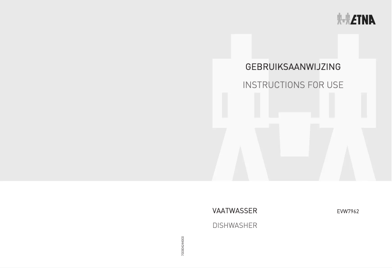 Image de la première page du manuel de l'appareil EVW7962