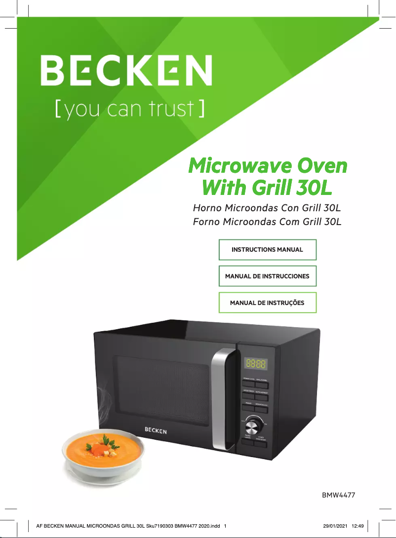 Imagen de la primera página del manual del dispositivo BMW4477