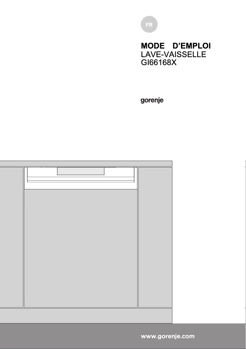 Page 1 de la notice Manuel utilisateur Gorenje GI66168X
