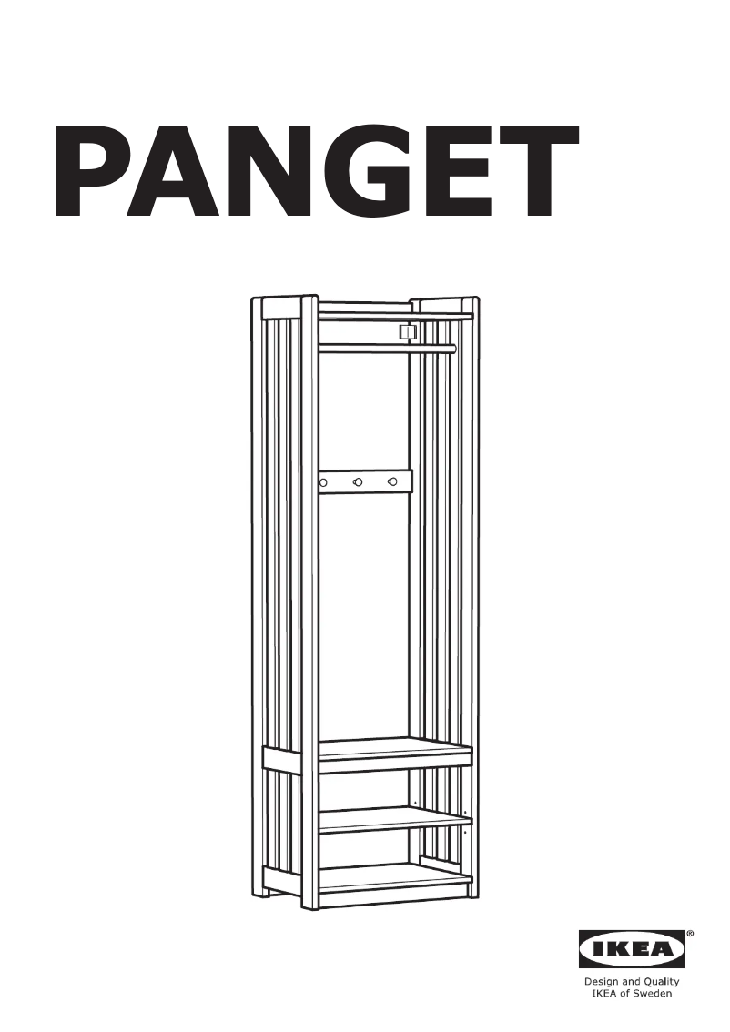 Image de la première page du manuel de l'appareil PANGET 004.741.74