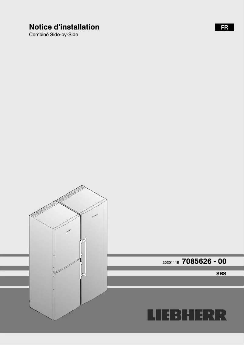 Image de la première page du manuel de l'appareil SBSef 7242