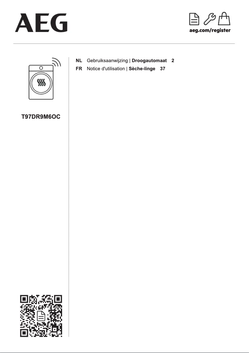 Página 1 del manual Manual de usuario AEG T97DR9M6OC