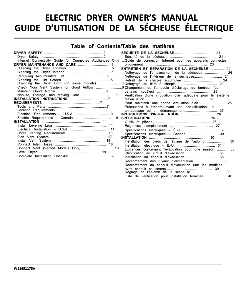 Imagen de la primera página del manual del dispositivo WED5605MW