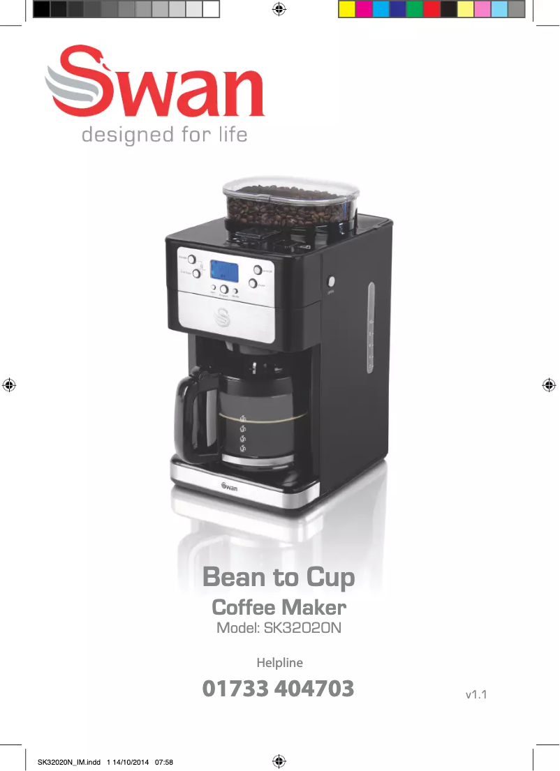 Page n°1 - Manuel utilisateur Swan SK32020N