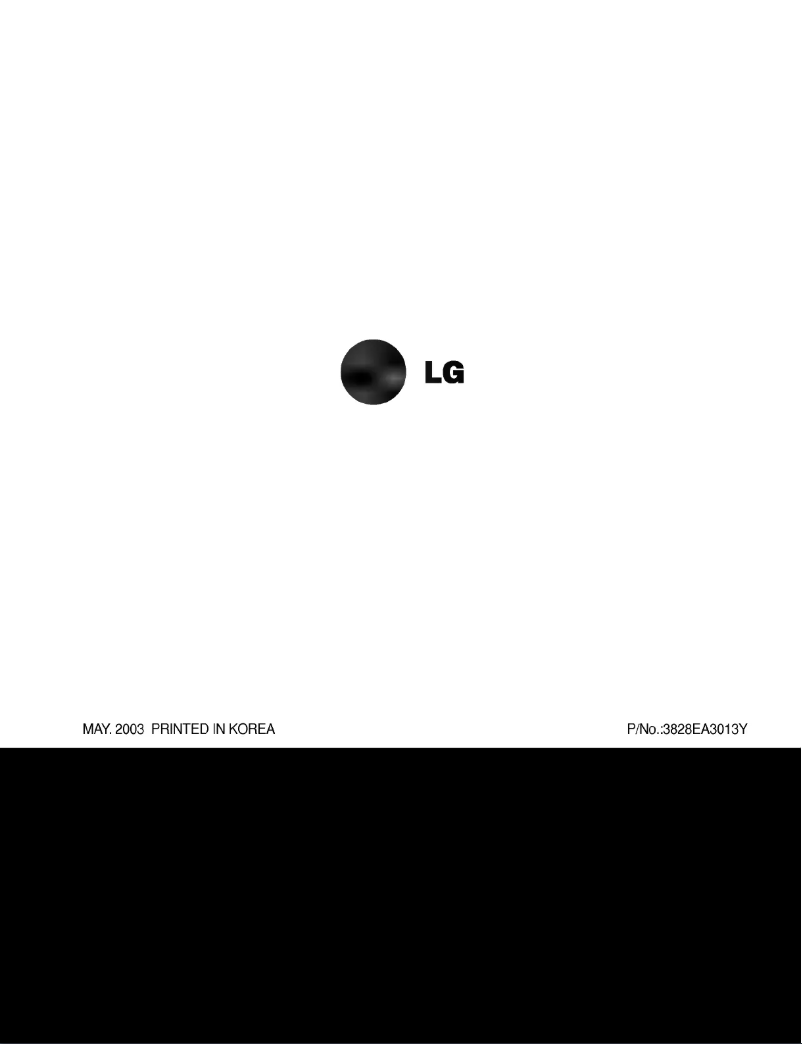Page n°1 - Manuel utilisateur LG WT-S112