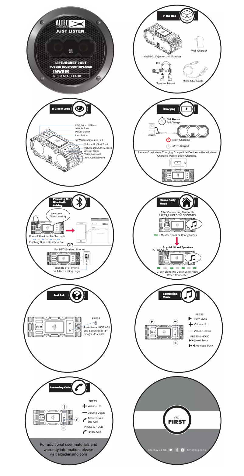 Image de la première page du manuel de l'appareil LifeJacket Jolt