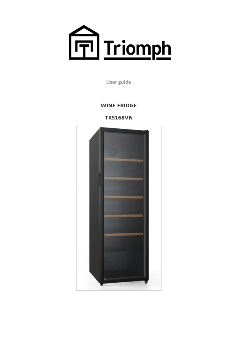 Page n°1 - Manuel utilisateur Triomph TKS168VN