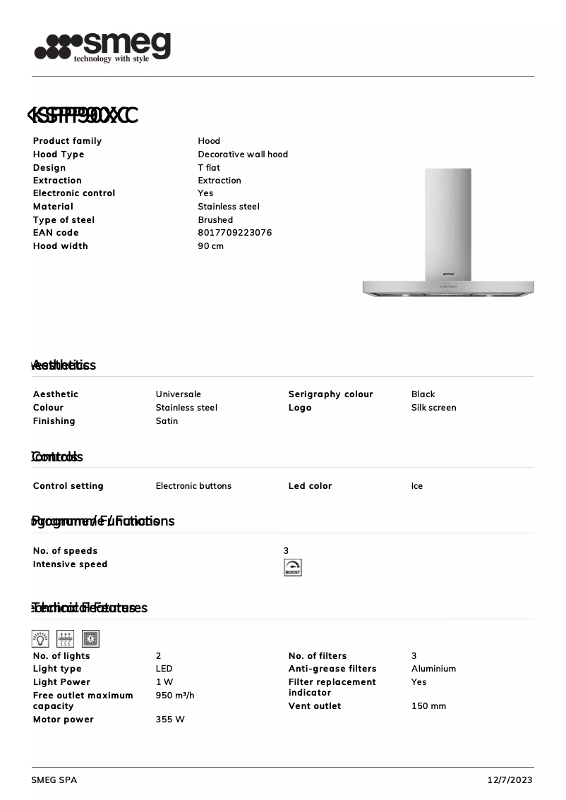 Image de la première page du manuel de l'appareil KSPP90XC