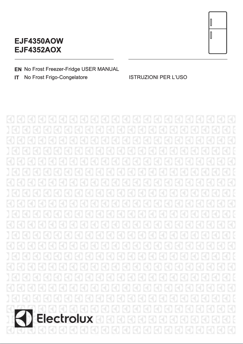 Page 1 de la notice Manuel utilisateur Electrolux EJF4352AOX