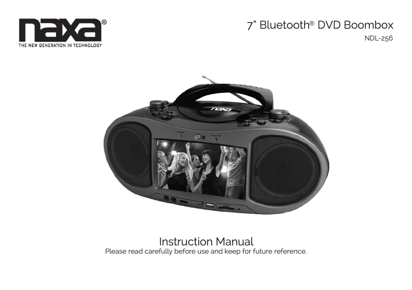 Page 1 de la notice Manuel utilisateur Naxa NDL-256